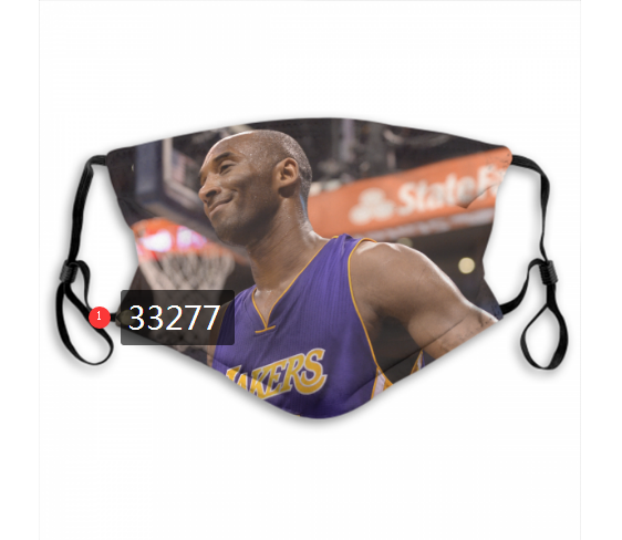 2021 NBA Los Angeles Lakers #24 kobe bryant 33277 Dust mask with filter->nba dust mask->Sports Accessory